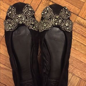 Tory Burch flat w jewel bow